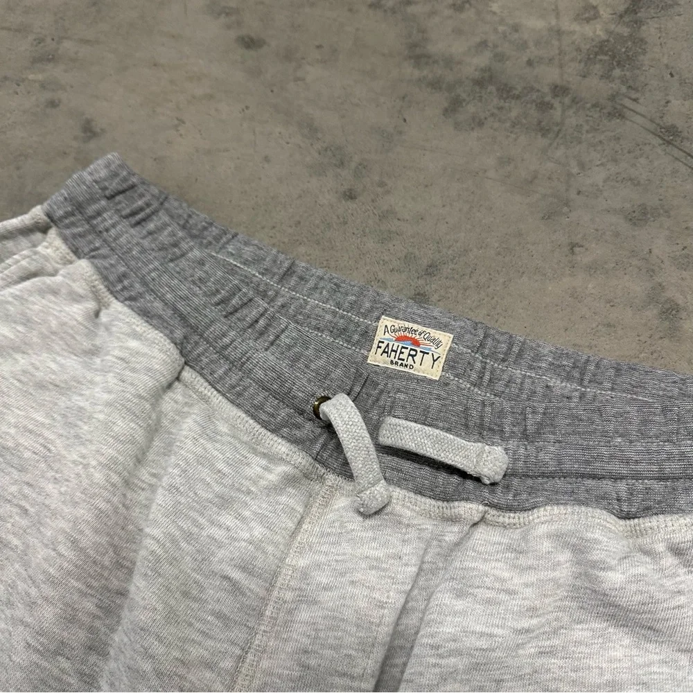 Faherty Men’s Whitewater Sweat Shorts Gray